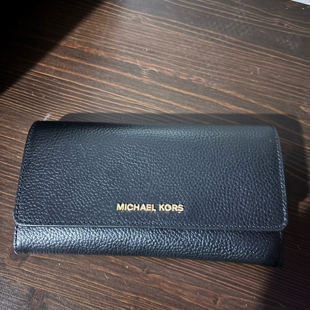 Michael Kors Black Leather Wallet